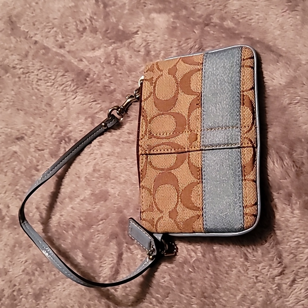 Copy- Coach Canvas Wristlet
